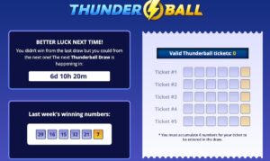 golden tiger casino thunderball bonus