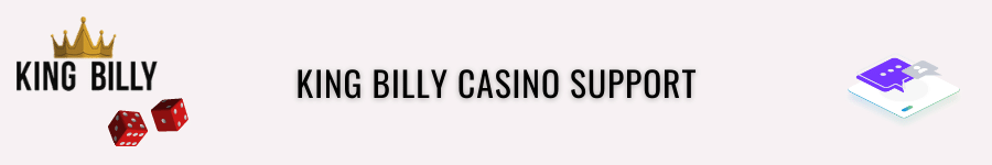 king billy casino customer support