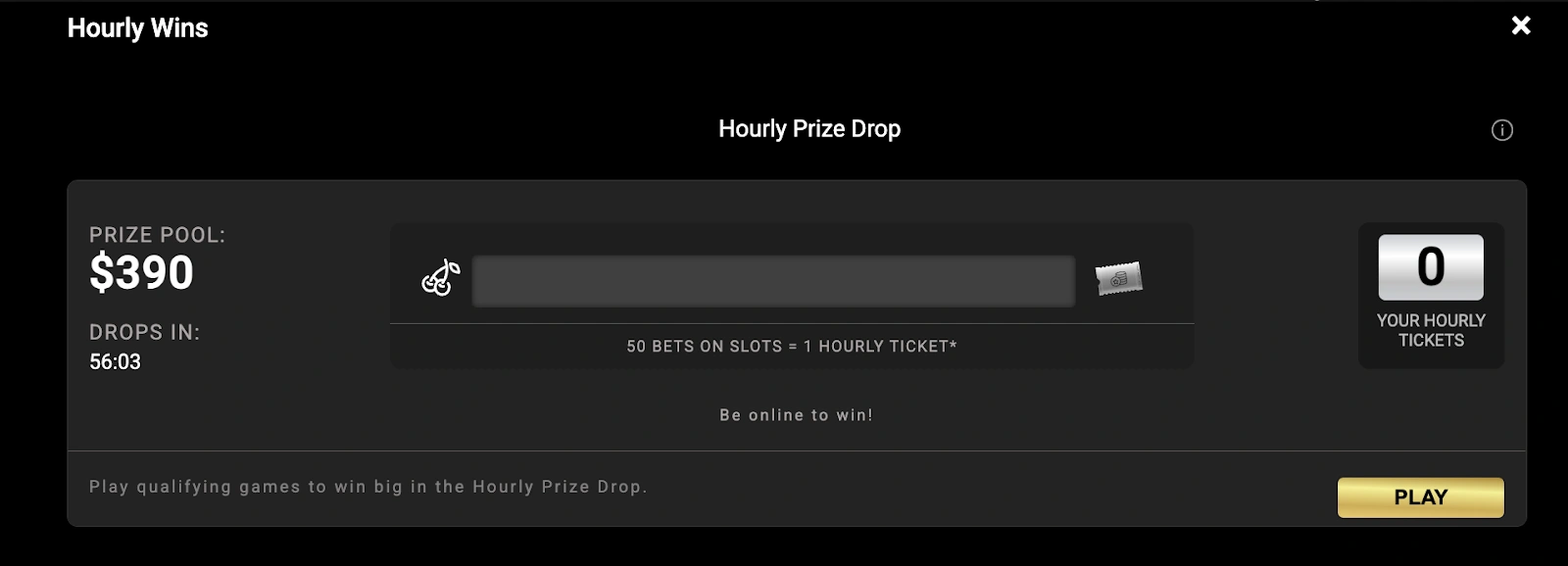 ruby fortune prize drop