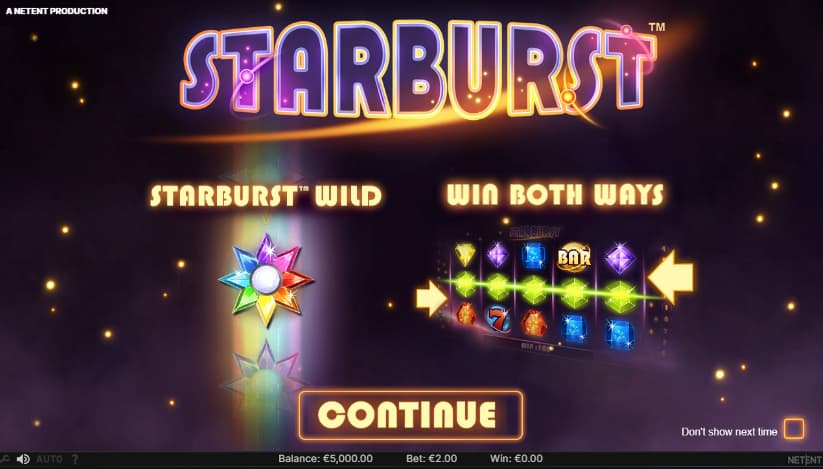 starburst slot canada