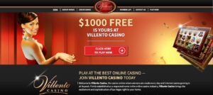 villento casino main page