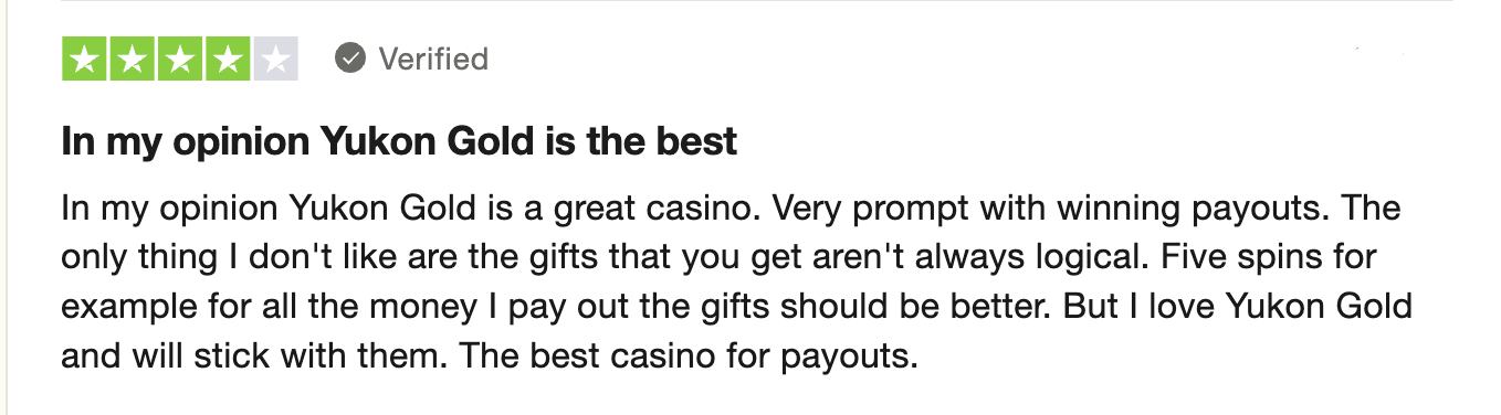 yukon gold casino review