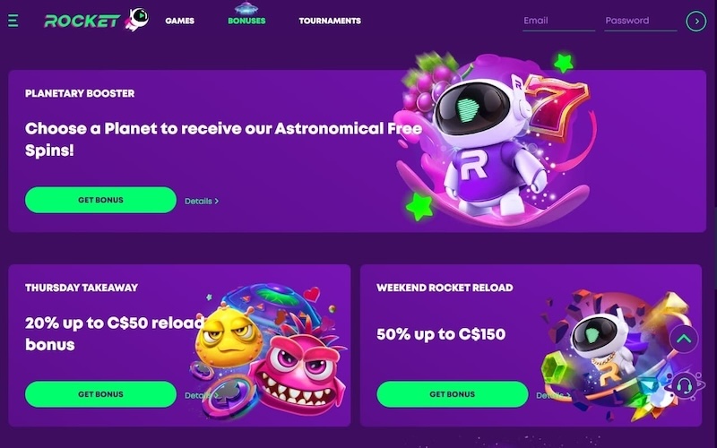 rocket casino loyalty program