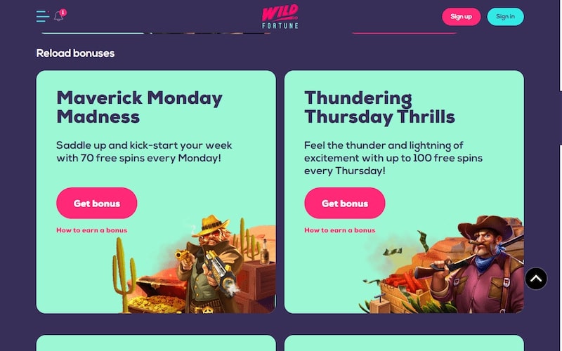 wildfortune casino loyalty program