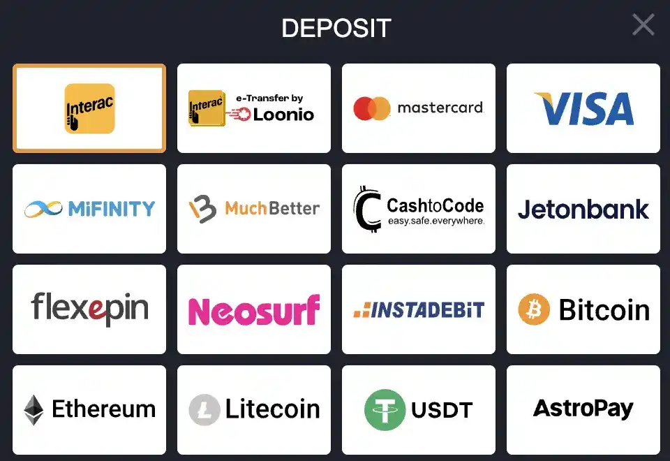 slotozen deposit methods
