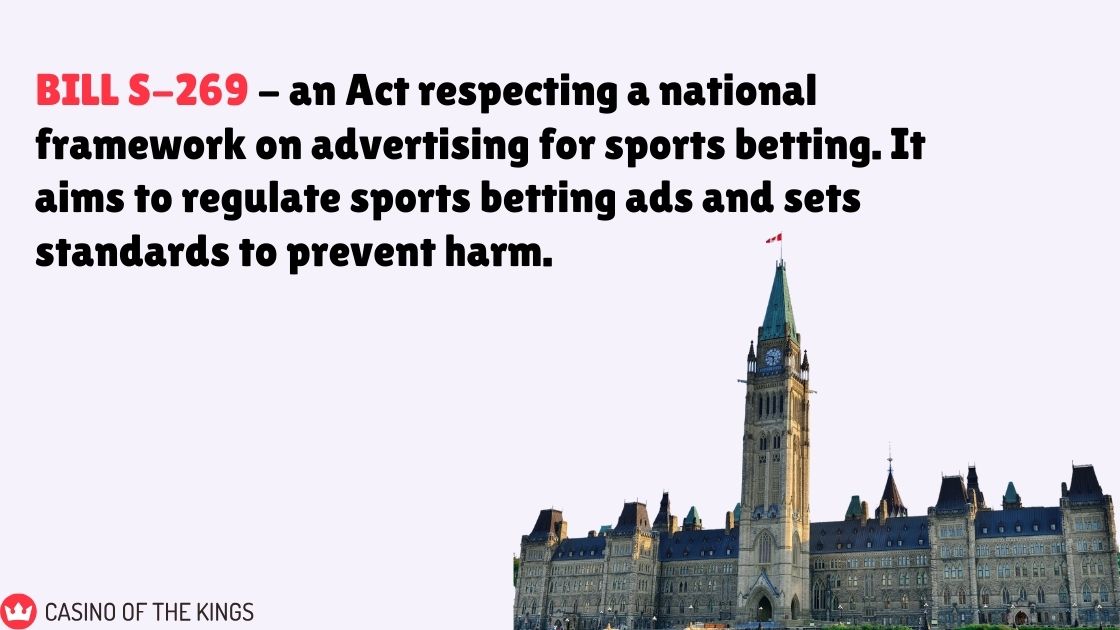 bill s-269 canada sports betting ads regulation