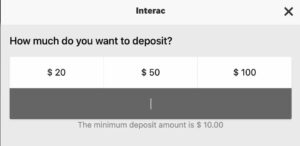 betway casino interac deposit