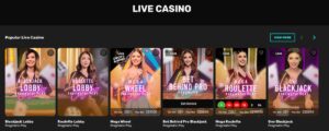 nitro live casino games