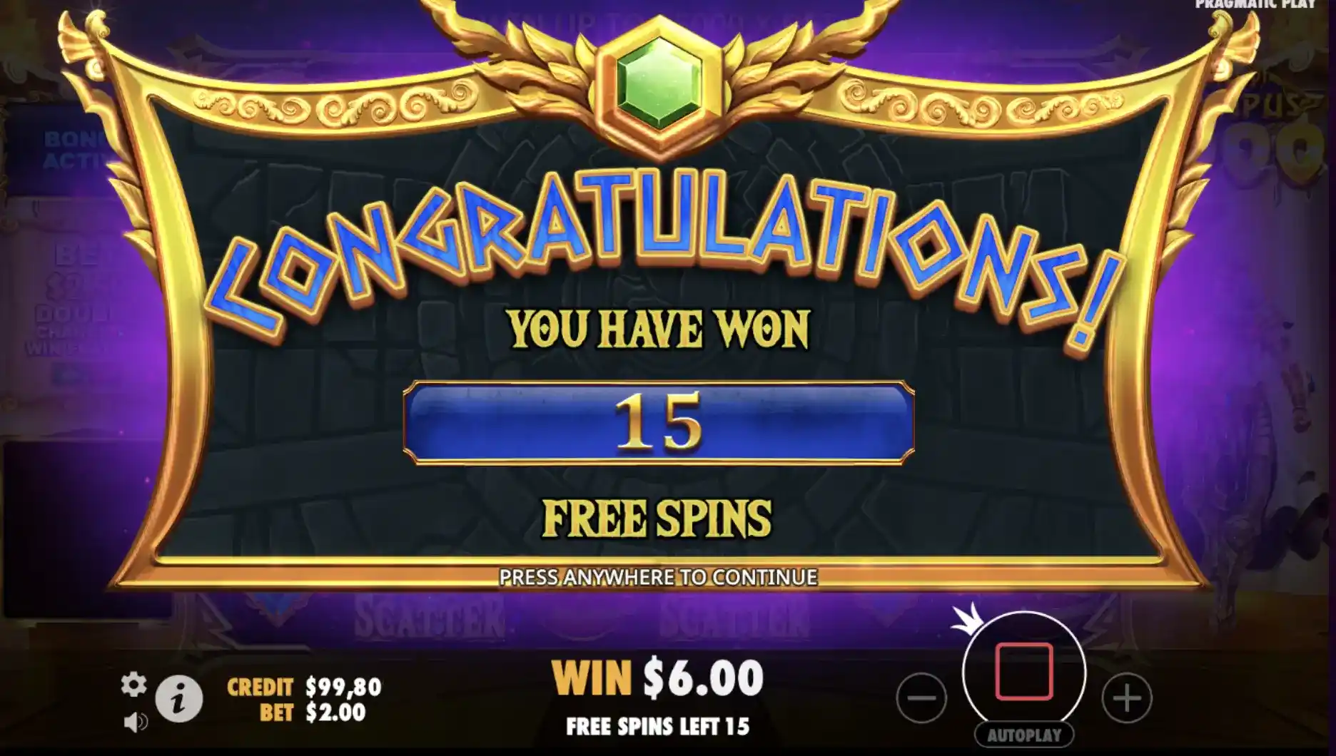 gates of olympus free spins win