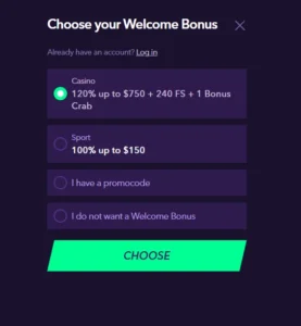 Register at Casino NaoBet