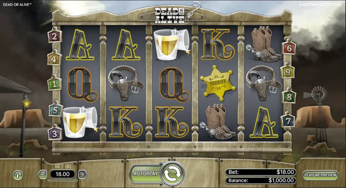 dead or alive slot netent