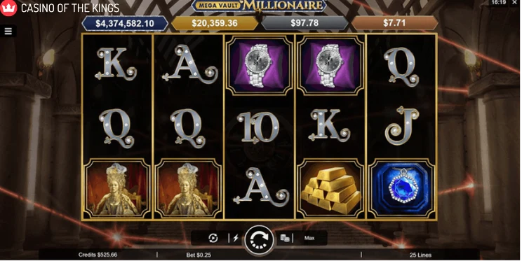 mega vault millionaire slot canada