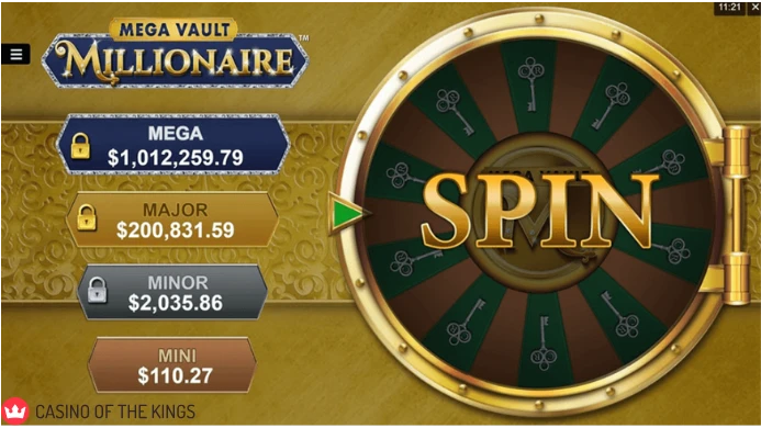 mega vault millionaire slot