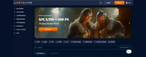 Axe casino bonuses