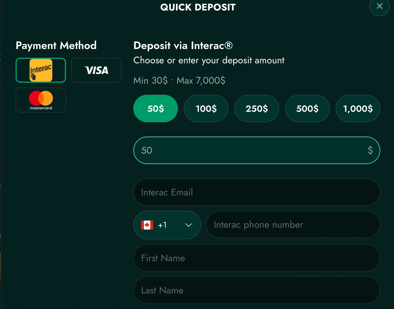 crowngreen deposit