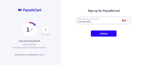 paysafecard account