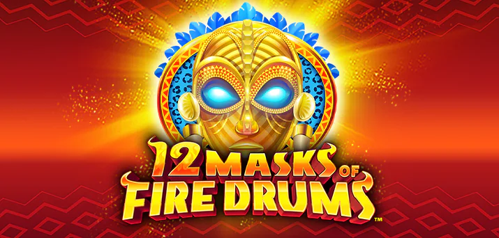 12 masks of fire drums