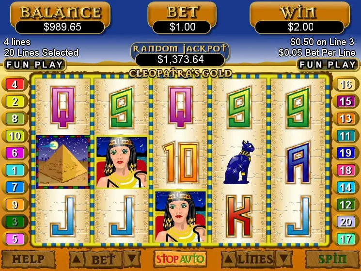 cleopatras gold slot