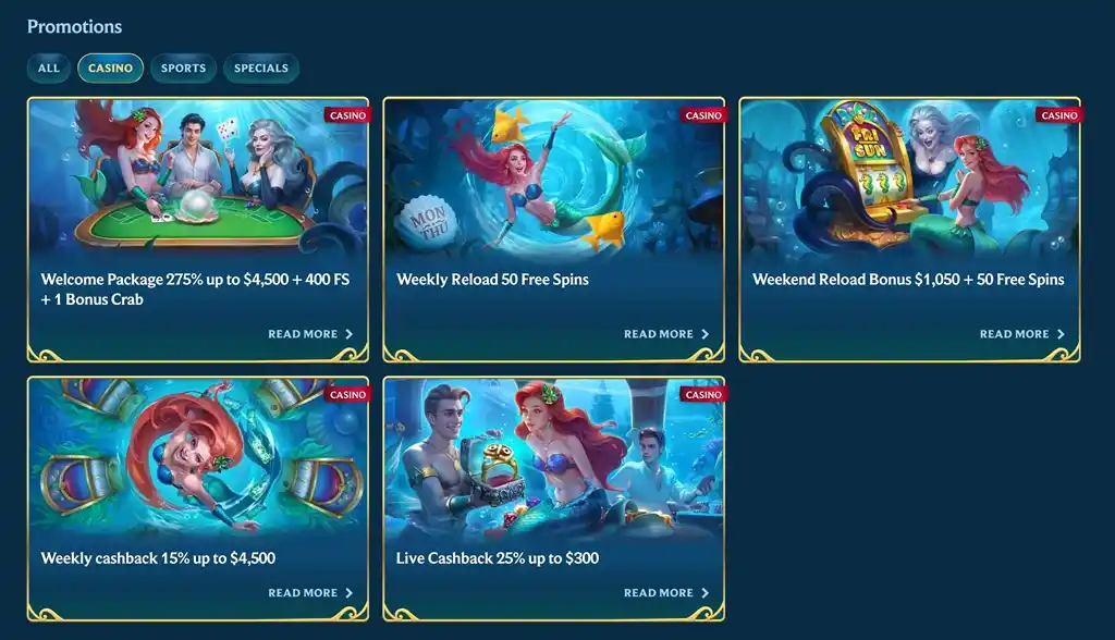 aquawin bonuses