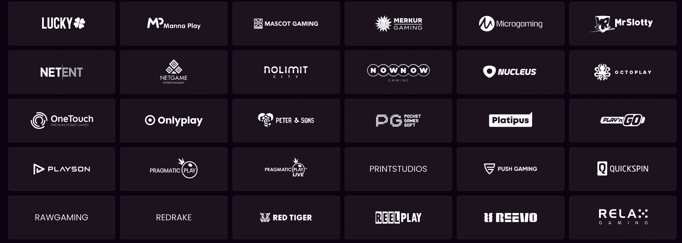 iwild casino providers