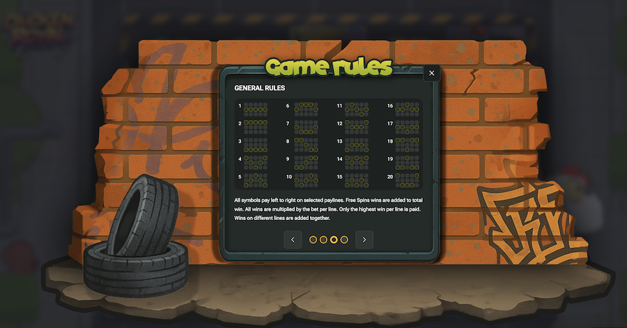 chicken royal slot paytables