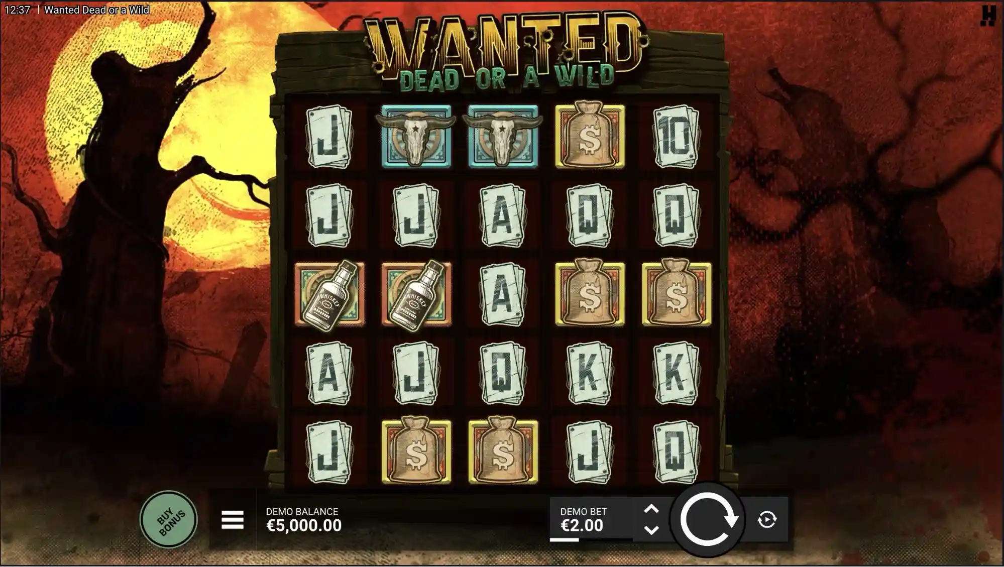 wanted dead or a wild slot