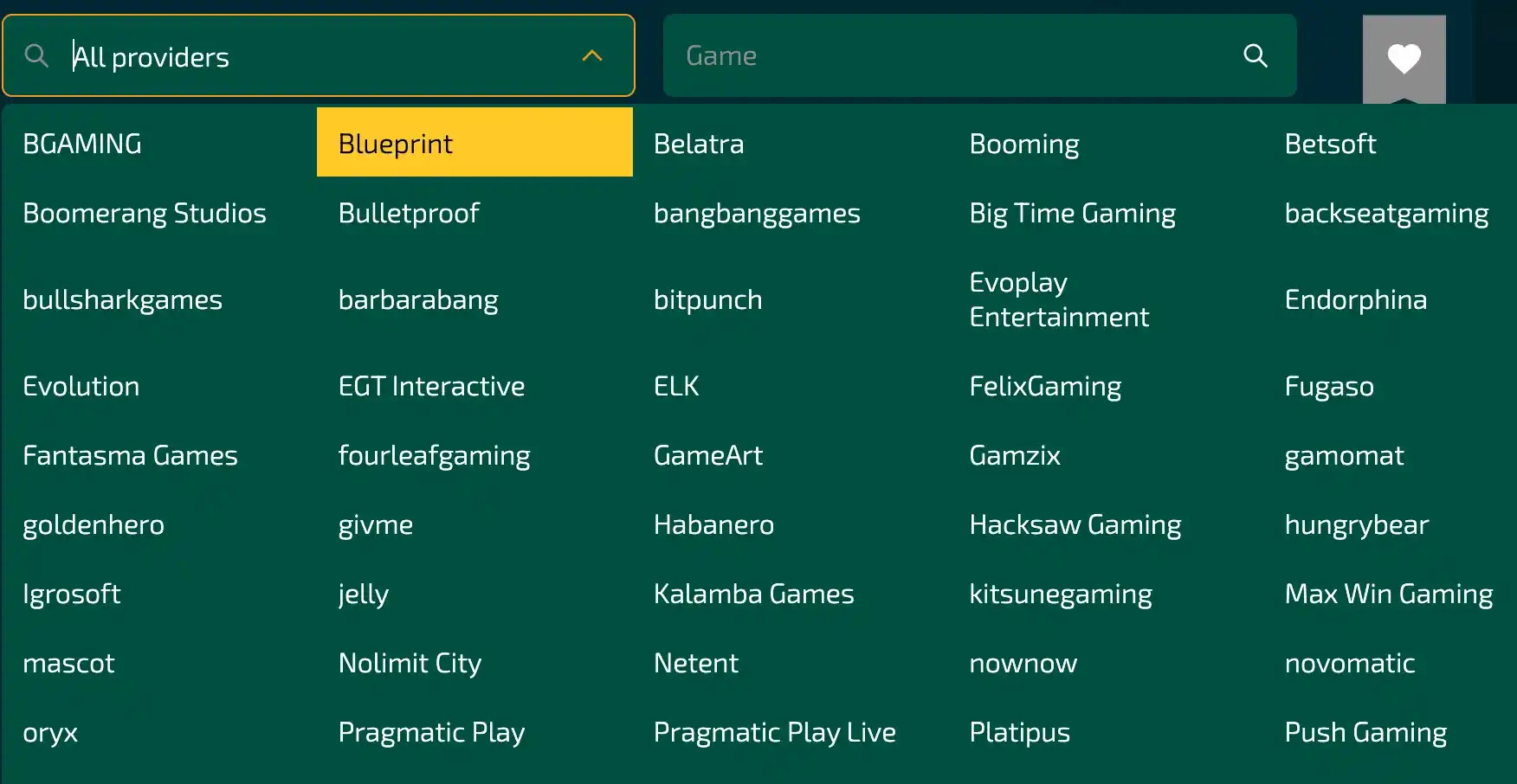 dragon money providers