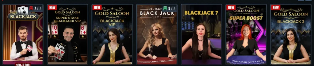 Glorion Live Casino Games