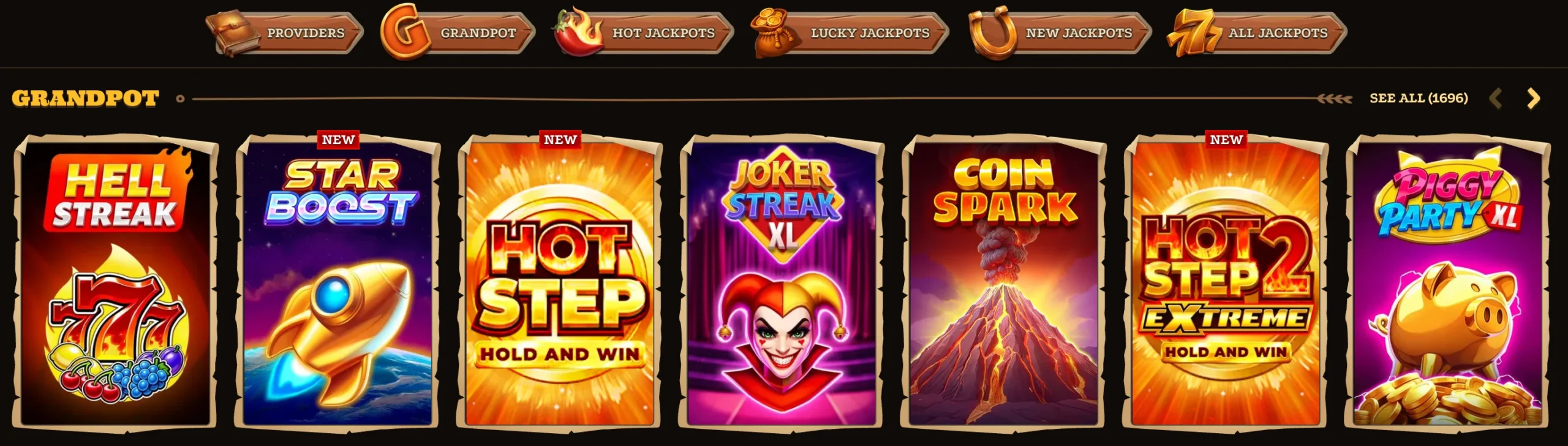 lizaro jackpots