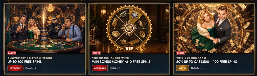 tower casino bonus