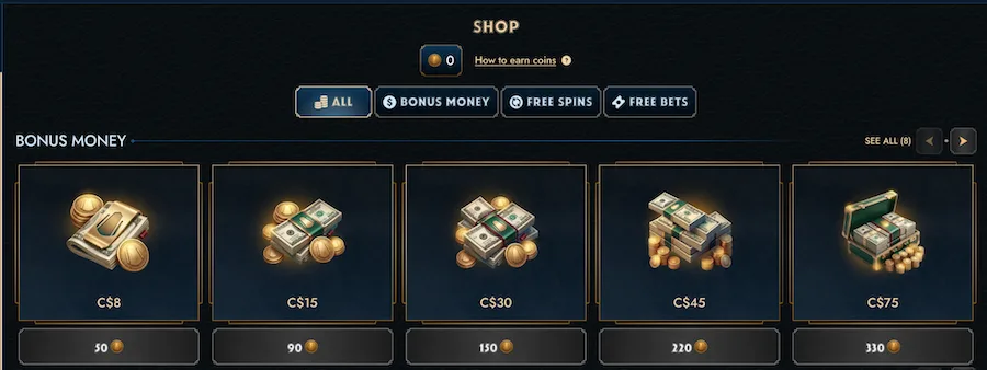 tower casino shop